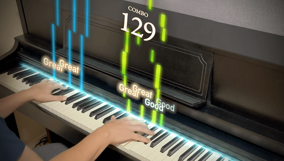 VRピアノゲーム Sigure 時雨 コンボ数