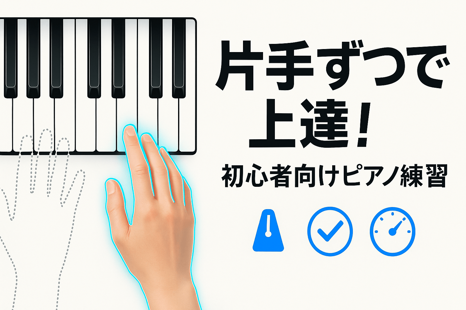 片手ずつのピアノ練習方法