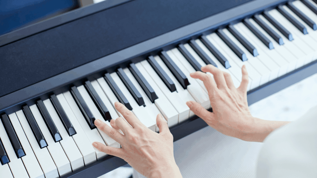 電子ピアノとキーボードの音の出し方と表現力