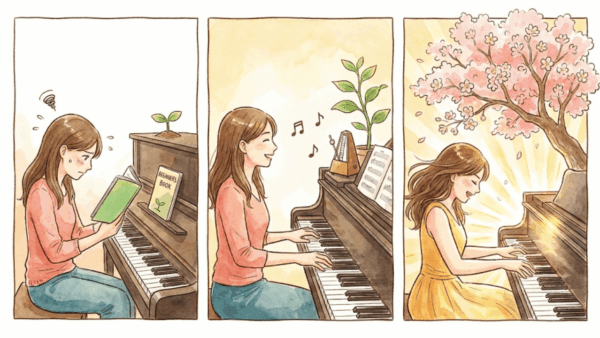 ピアノ上達の最短ロードマップ｜大人・独学でも1日20分で成果を出す効率的練習法