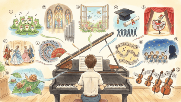 大人ピアノ初心者の独学におすすめの曲10選｜挫折しない練習法
