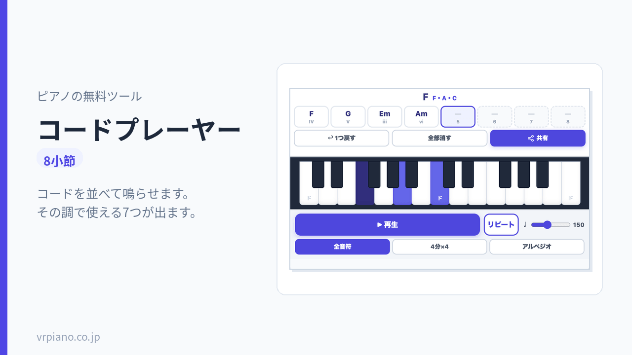 コードプレーヤー(8小節)